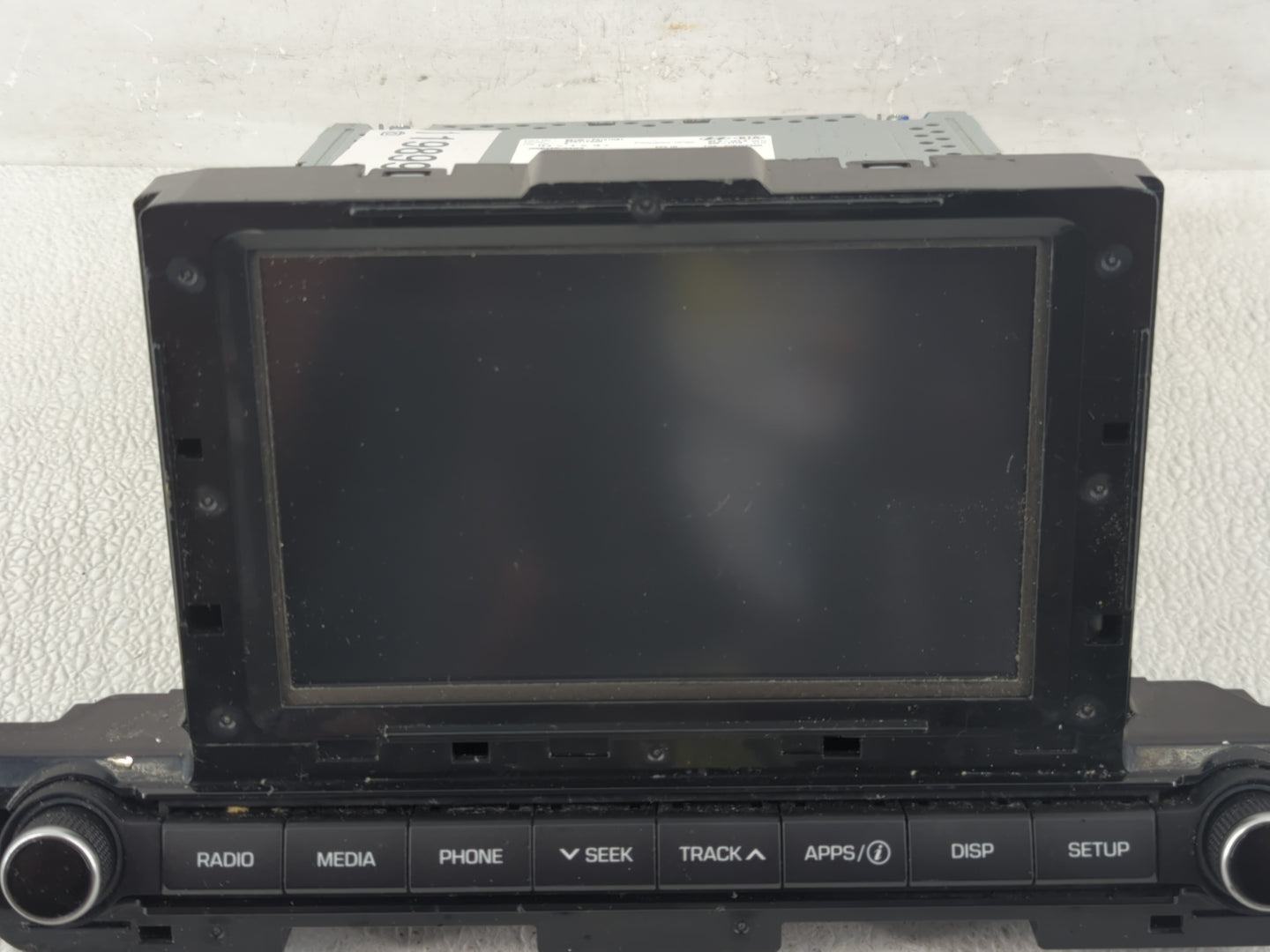 2017-2018 Hyundai Elantra Radio AM FM Cd Player Receiver Replacement P/N:96160-F2101UAT Fits Fits 2017 2018 OEM Used Auto Pa