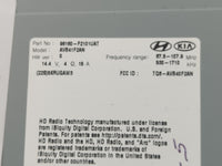 2017-2018 Hyundai Elantra Radio AM FM Cd Player Receiver Replacement P/N:96160-F2101UAT Fits Fits 2017 2018 OEM Used Auto Pa