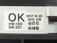 2018 Hyundai Elantra Instrument Cluster Speedometer Gauges Fits OEM Used Auto Parts - Oemusedautoparts1.com