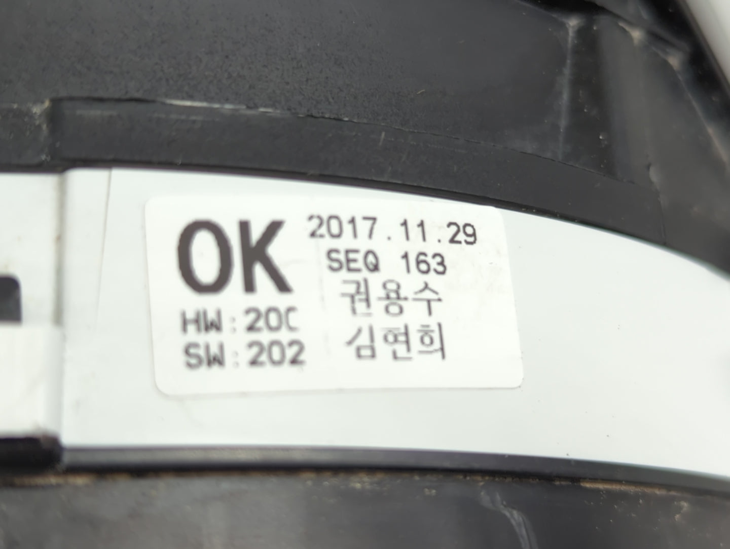 2018 Hyundai Elantra Instrument Cluster Speedometer Gauges P/N:SEQ 163 Fits OEM Used Auto Parts - Oemusedautoparts1.com