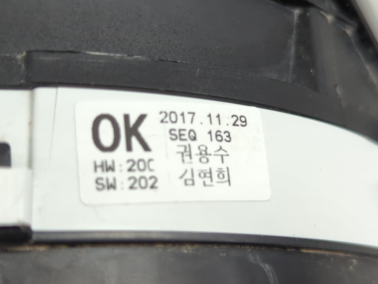 2018 Hyundai Elantra Instrument Cluster Speedometer Gauges P/N:SEQ 163 Fits OEM Used Auto Parts - Oemusedautoparts1.com