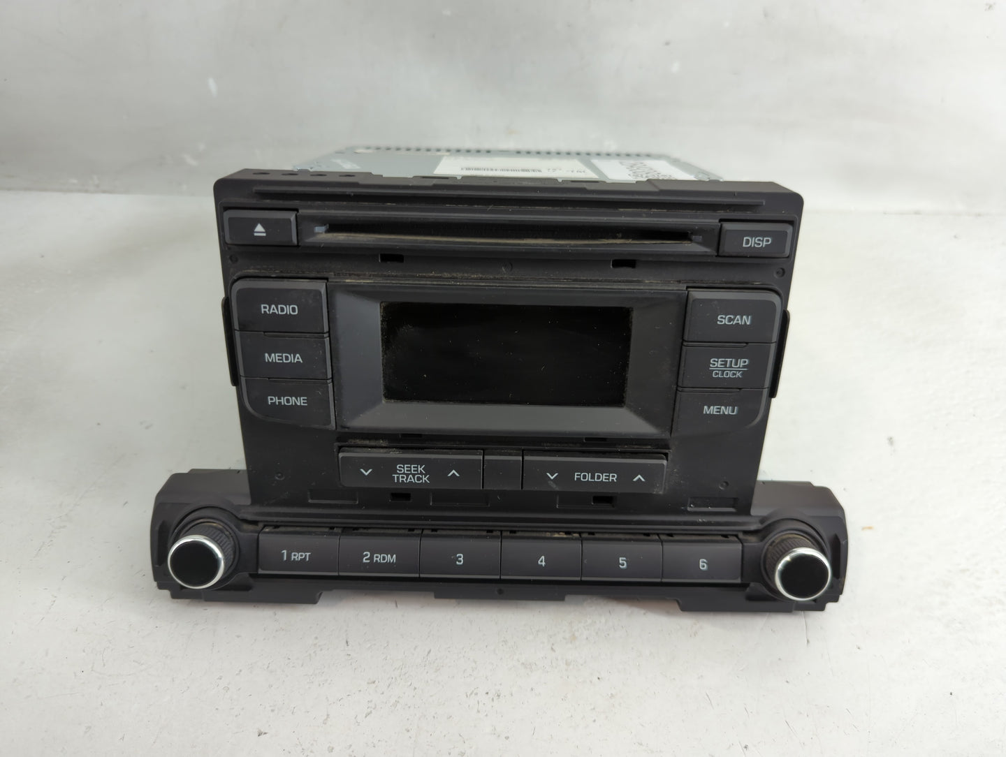 2017-2018 Hyundai Elantra Radio AM FM Cd Player Receiver Replacement P/N:96170F2270UAT Fits Fits 2017 2018 OEM Used Auto Par