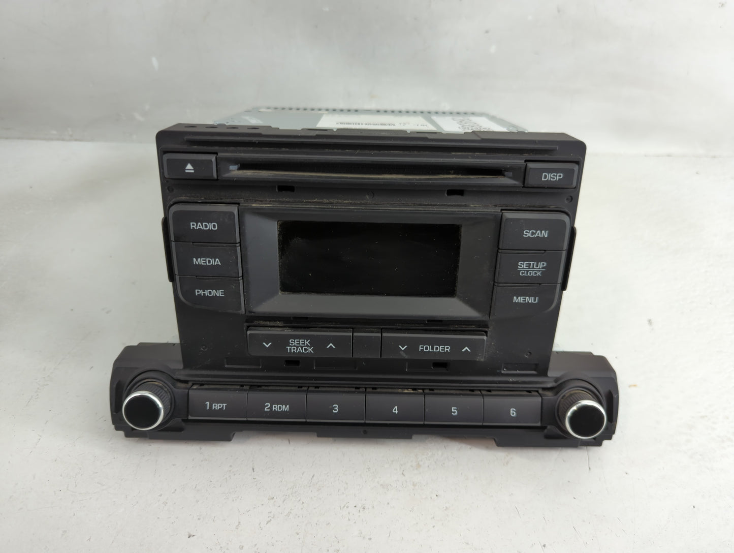 2017-2018 Hyundai Elantra Radio AM FM Cd Player Receiver Replacement P/N:96170F2270UAT Fits Fits 2017 2018 OEM Used Auto Par