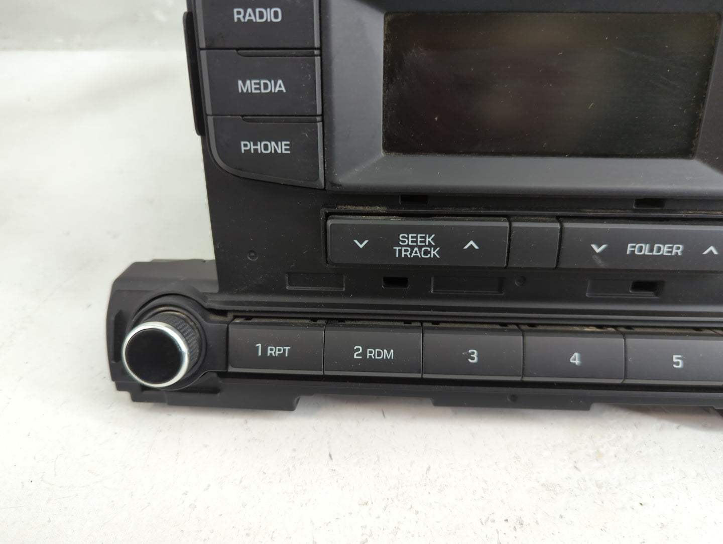2017-2018 Hyundai Elantra Radio AM FM Cd Player Receiver Replacement P/N:96170F2270UAT Fits Fits 2017 2018 OEM Used Auto Par