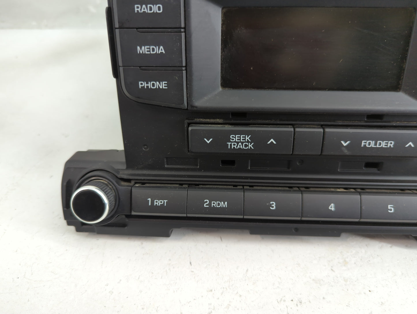 2017-2018 Hyundai Elantra Radio AM FM Cd Player Receiver Replacement P/N:96170F2270UAT Fits Fits 2017 2018 OEM Used Auto Par