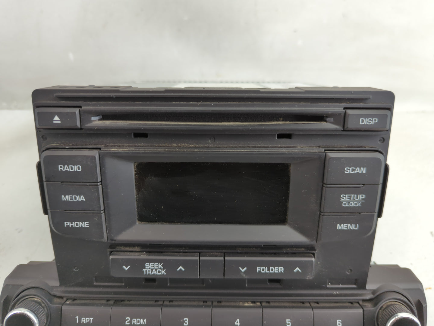 2017-2018 Hyundai Elantra Radio AM FM Cd Player Receiver Replacement P/N:96170F2270UAT Fits Fits 2017 2018 OEM Used Auto Par