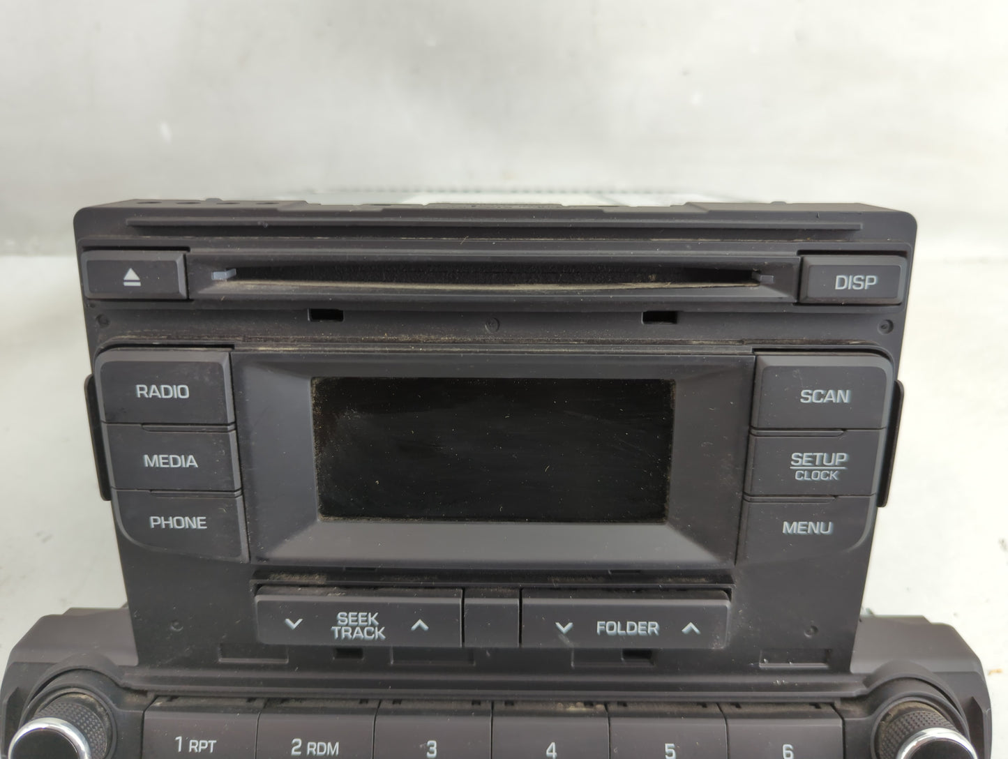 2017-2018 Hyundai Elantra Radio AM FM Cd Player Receiver Replacement P/N:96170F2270UAT Fits Fits 2017 2018 OEM Used Auto Par