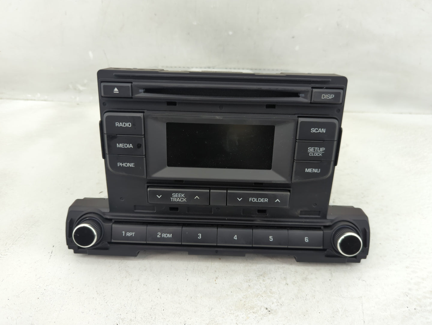 2017-2018 Hyundai Elantra Radio AM FM Cd Player Receiver Replacement P/N:96170F2270UAT Fits Fits 2017 2018 OEM Used Auto Par