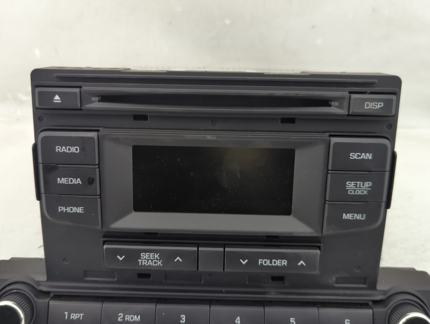 2017-2018 Hyundai Elantra Radio AM FM Cd Player Receiver Replacement P/N:96170F2270UAT Fits Fits 2017 2018 OEM Used Auto Par