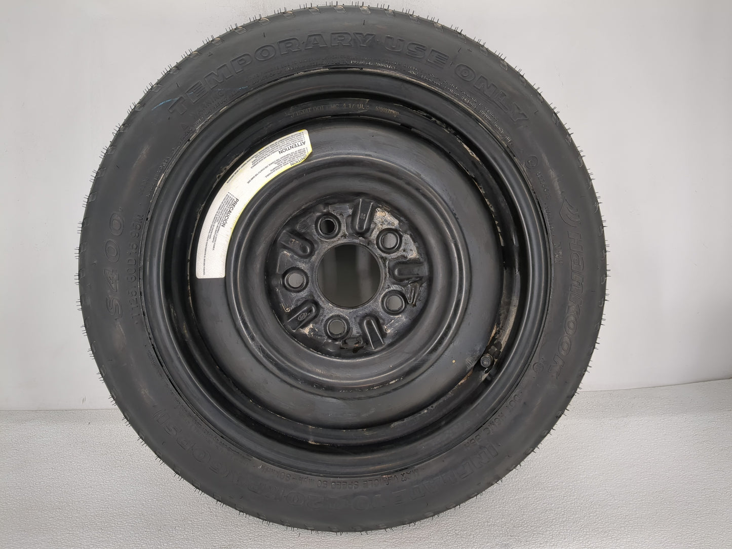 2011-2022 Hyundai Elantra Spare Donut Tire Wheel Rim Oem - Oemusedautoparts1.com