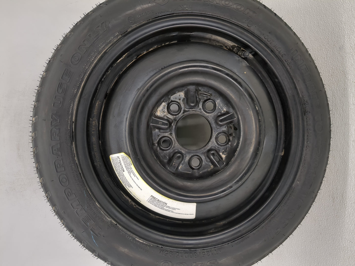 2011-2022 Hyundai Elantra Spare Donut Tire Wheel Rim Oem - Oemusedautoparts1.com