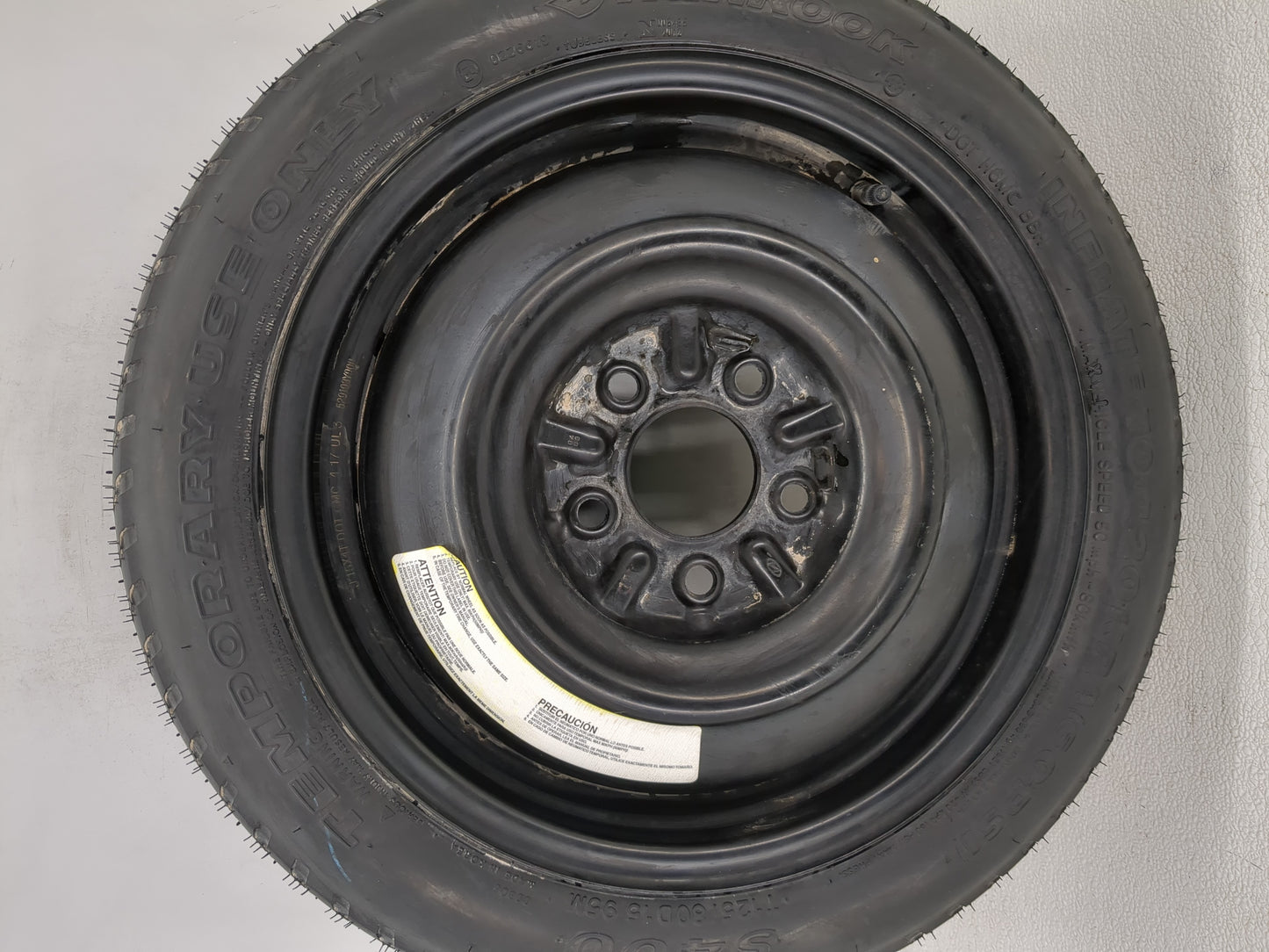 2011-2022 Hyundai Elantra Spare Donut Tire Wheel Rim Oem - Oemusedautoparts1.com