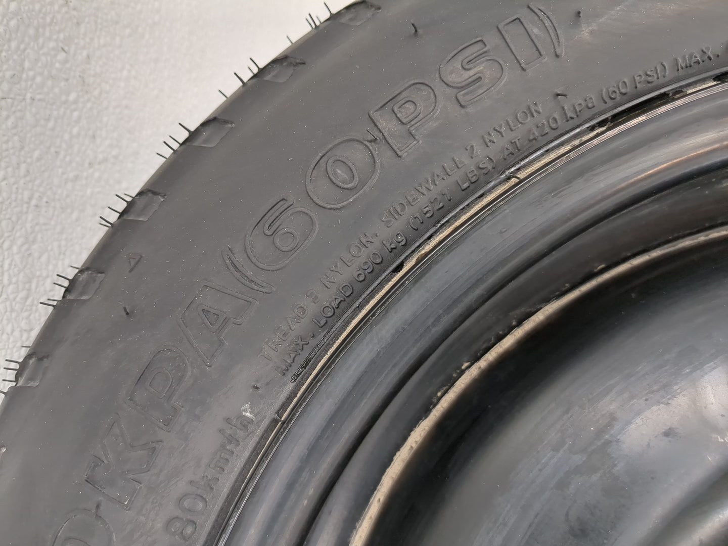 2011-2022 Hyundai Elantra Spare Donut Tire Wheel Rim Oem - Oemusedautoparts1.com