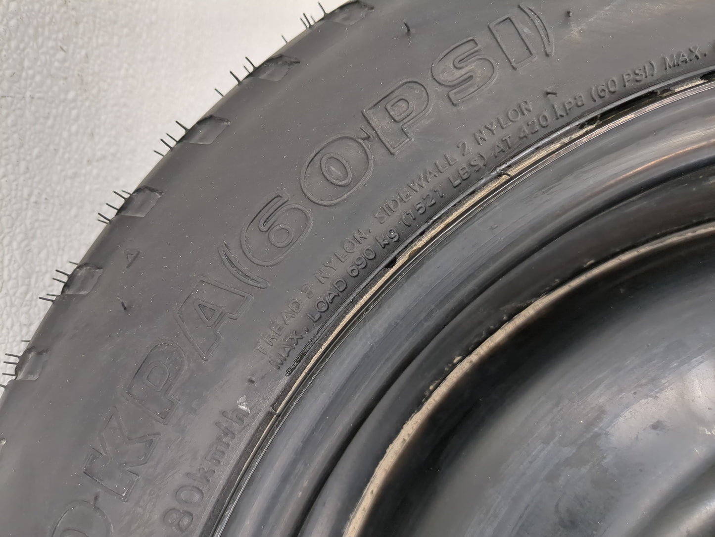 2011-2022 Hyundai Elantra Spare Donut Tire Wheel Rim Oem - Oemusedautoparts1.com