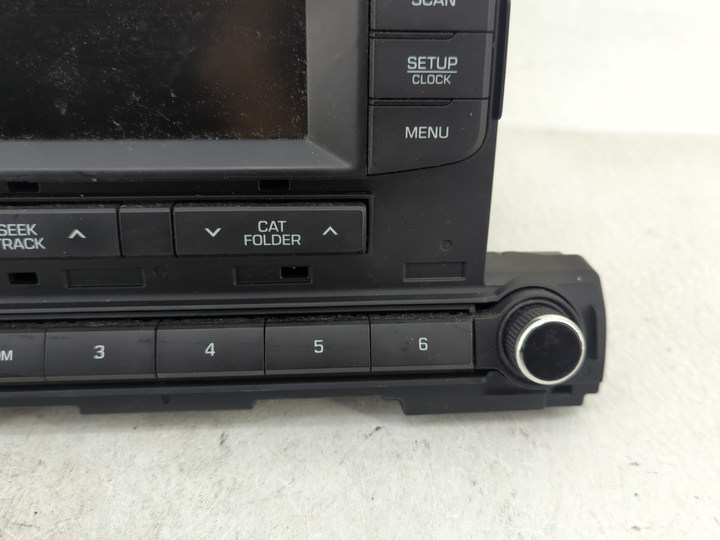 2017-2018 Hyundai Elantra Radio AM FM Cd Player Receiver Replacement P/N:96170-F2100UAT Fits Fits 2017 2018 OEM Used Auto Pa