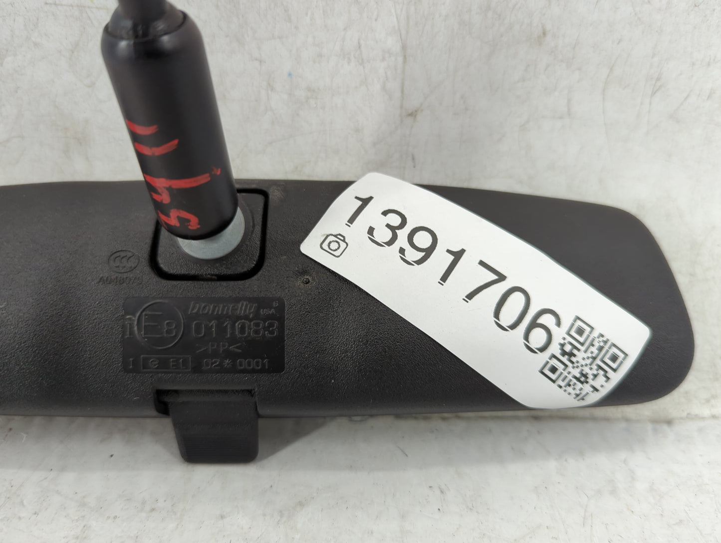 2011-2020 Hyundai Elantra Interior Rear View Mirror Replacement OEM Fits OEM Used Auto Parts - Oemusedautoparts1.com