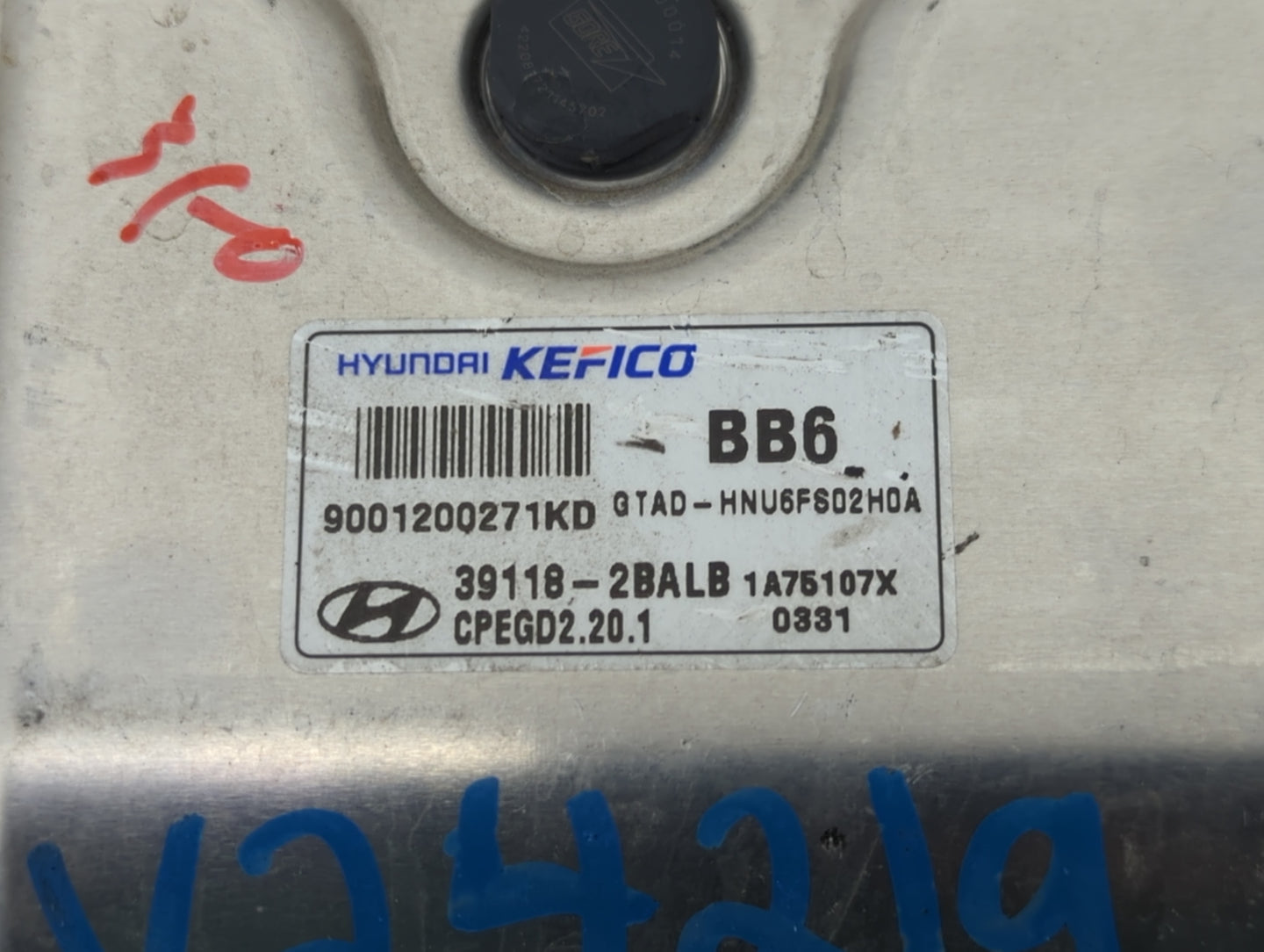 2018-2020 Hyundai Elantra PCM Engine Control Computer ECU ECM PCU OEM P/N:39118-2BALB Fits Fits 2018 2019 2020 OEM Used Auto
