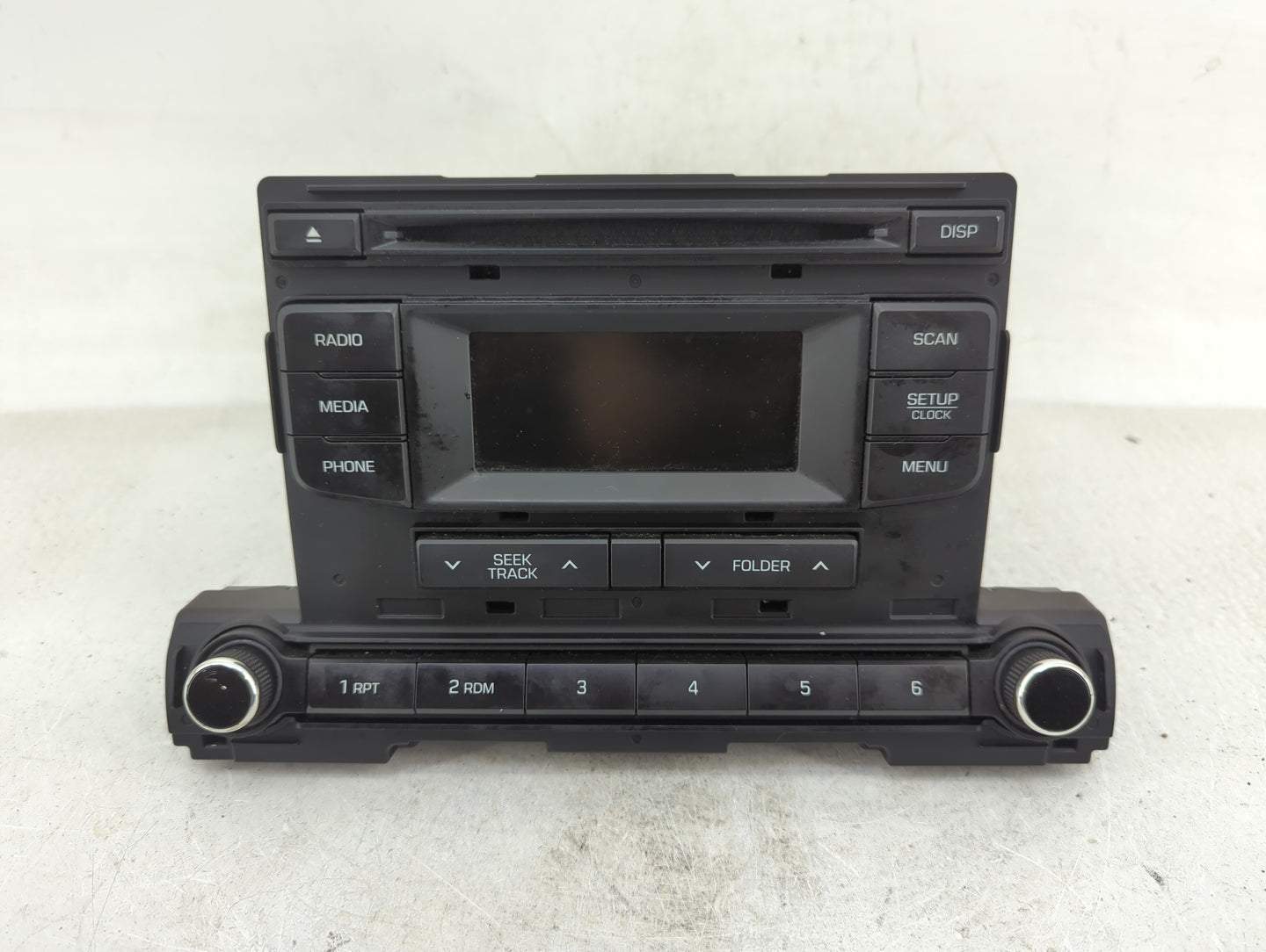 2017-2018 Hyundai Elantra Radio AM FM Cd Player Receiver Replacement P/N:96170F2270UAT Fits Fits 2017 2018 OEM Used Auto Par