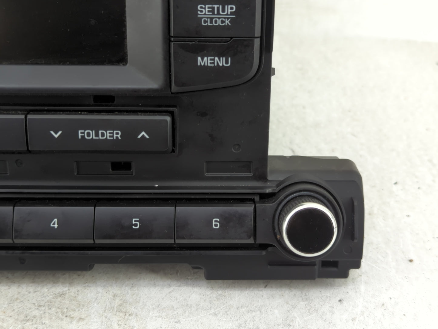 2017-2018 Hyundai Elantra Radio AM FM Cd Player Receiver Replacement P/N:96170F2270UAT Fits Fits 2017 2018 OEM Used Auto Par