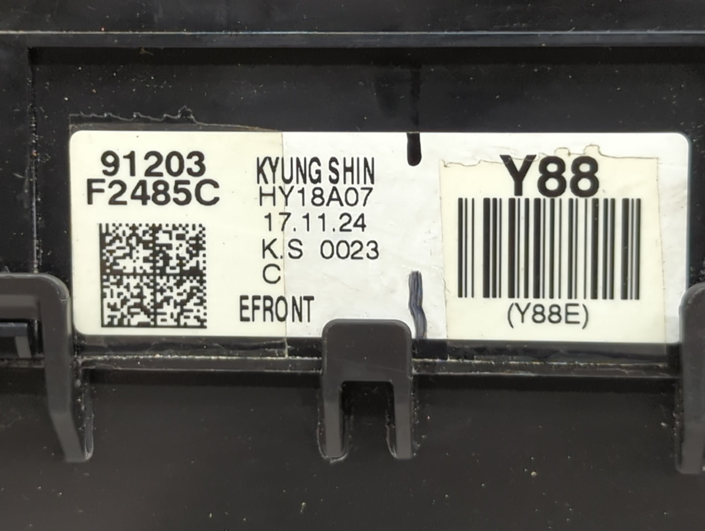 2018 Hyundai Elantra Fusebox Fuse Box Panel Relay Module P/N:91203 F2485C Fits OEM Used Auto Parts - Oemusedautoparts1.com
