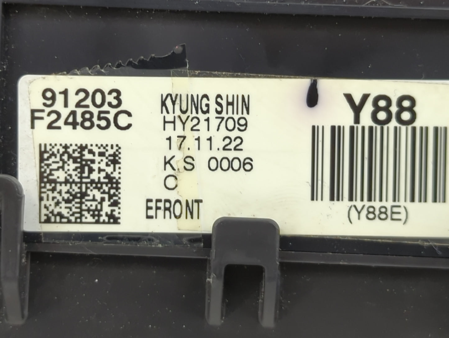 2018 Hyundai Elantra Fusebox Fuse Box Panel Relay Module P/N:91203 F2485C Fits OEM Used Auto Parts - Oemusedautoparts1.com