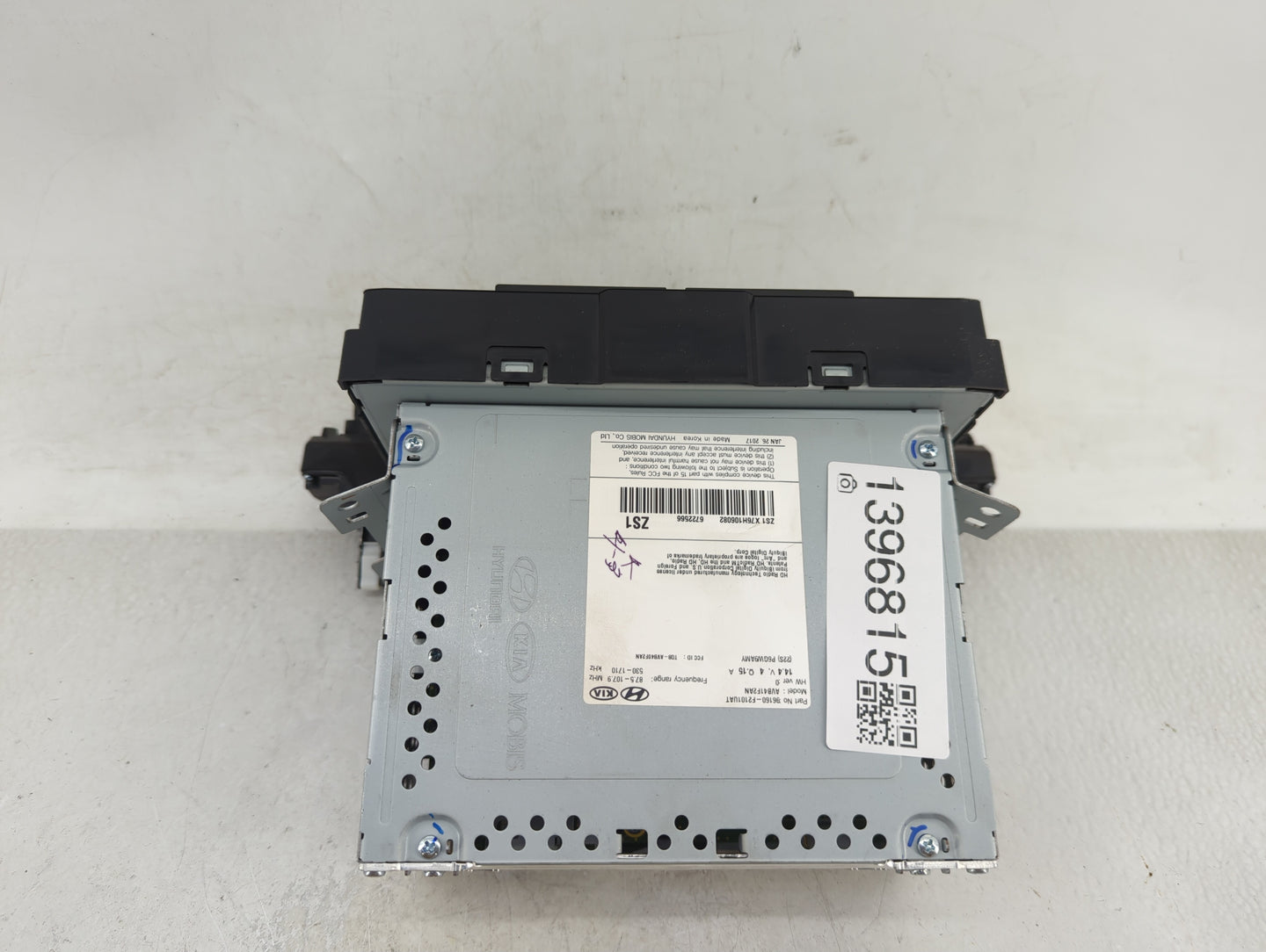 2017-2018 Hyundai Elantra Radio AM FM Cd Player Receiver Replacement P/N:96160-F2101UAT AVB41F2AN Fits Fits 2017 2018 OEM Us