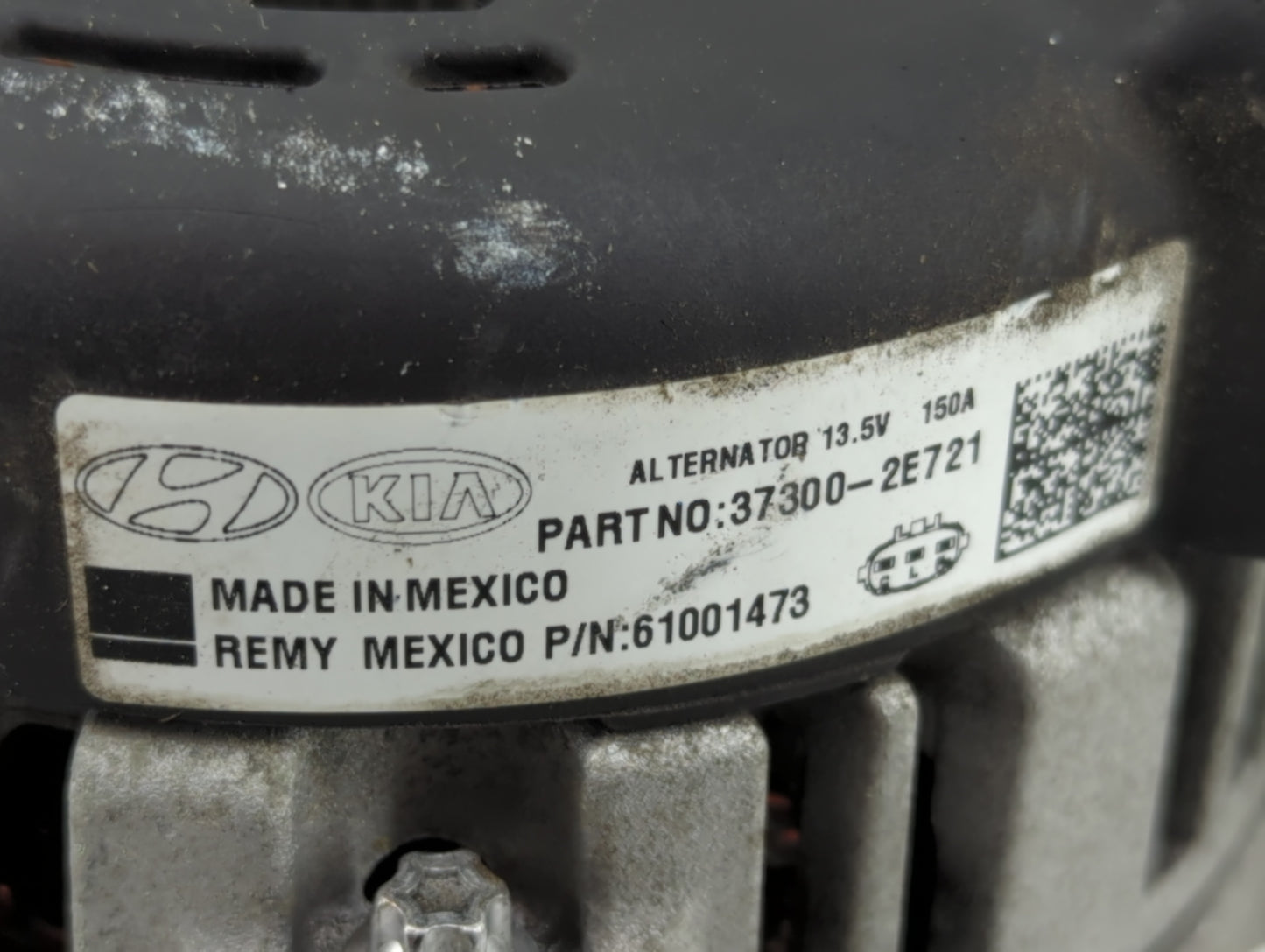 2017-2020 Hyundai Elantra Alternator Replacement Generator Charging Assembly Engine OEM P/N:61001473 37300-2E721 Fits OEM Us