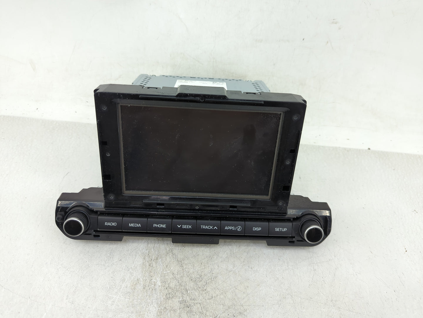 2017-2018 Hyundai Elantra Radio AM FM Cd Player Receiver Replacement P/N:96160-F201UAT Fits Fits 2017 2018 OEM Used Auto Par