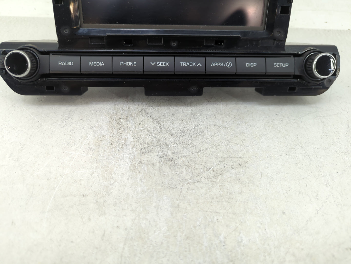 2017-2018 Hyundai Elantra Radio AM FM Cd Player Receiver Replacement P/N:96160-F201UAT Fits Fits 2017 2018 OEM Used Auto Par