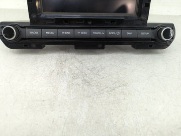 2017-2018 Hyundai Elantra Radio AM FM Cd Player Receiver Replacement P/N:96160-F201UAT Fits Fits 2017 2018 OEM Used Auto Parts