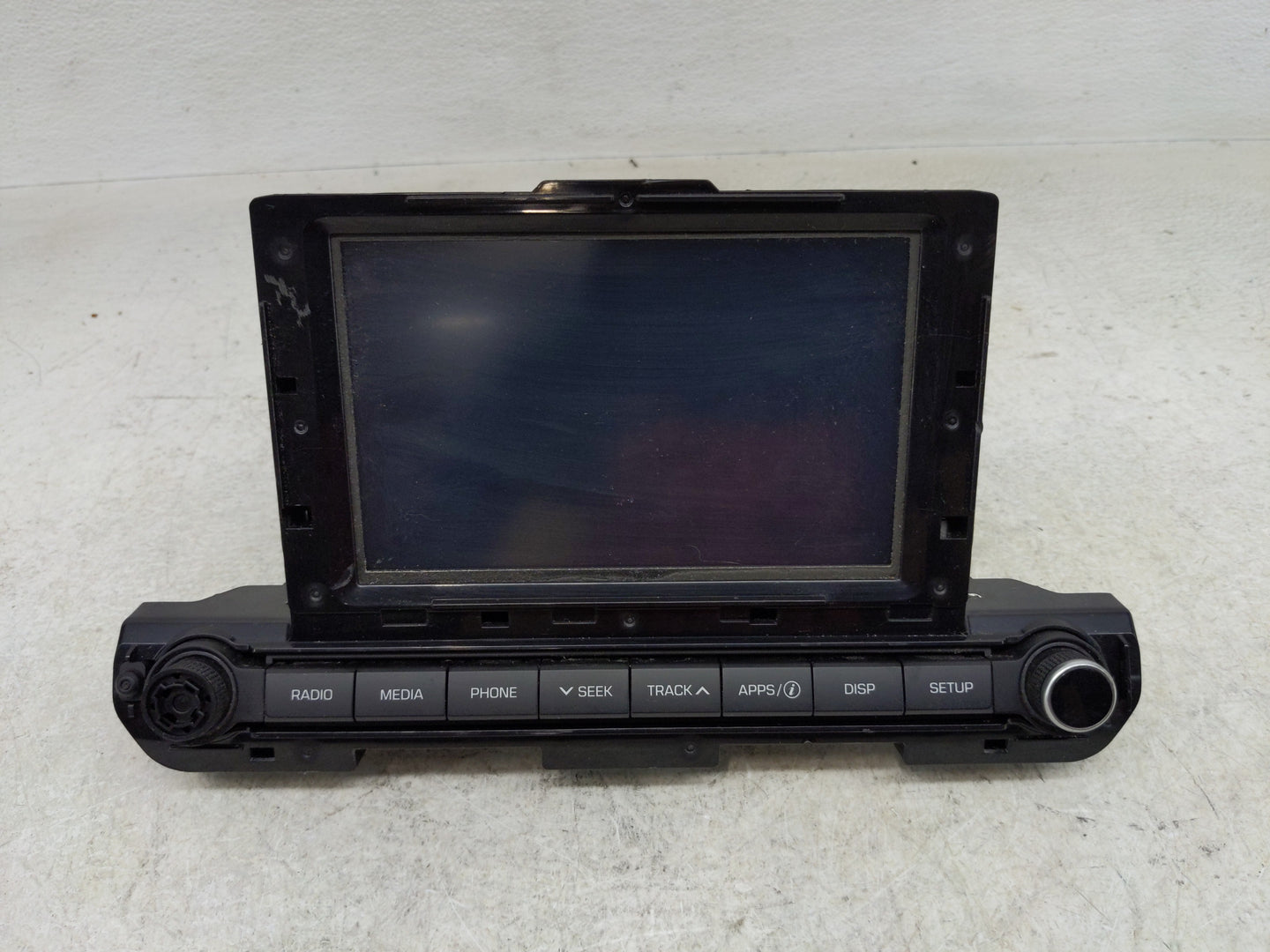 2017-2018 Hyundai Elantra Radio AM FM Cd Player Receiver Replacement P/N:96160-F2101UAT Fits Fits 2017 2018 OEM Used Auto Pa