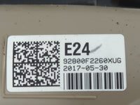 2018 Hyundai Elantra Overhead Roof Console - Oemusedautoparts1.com
