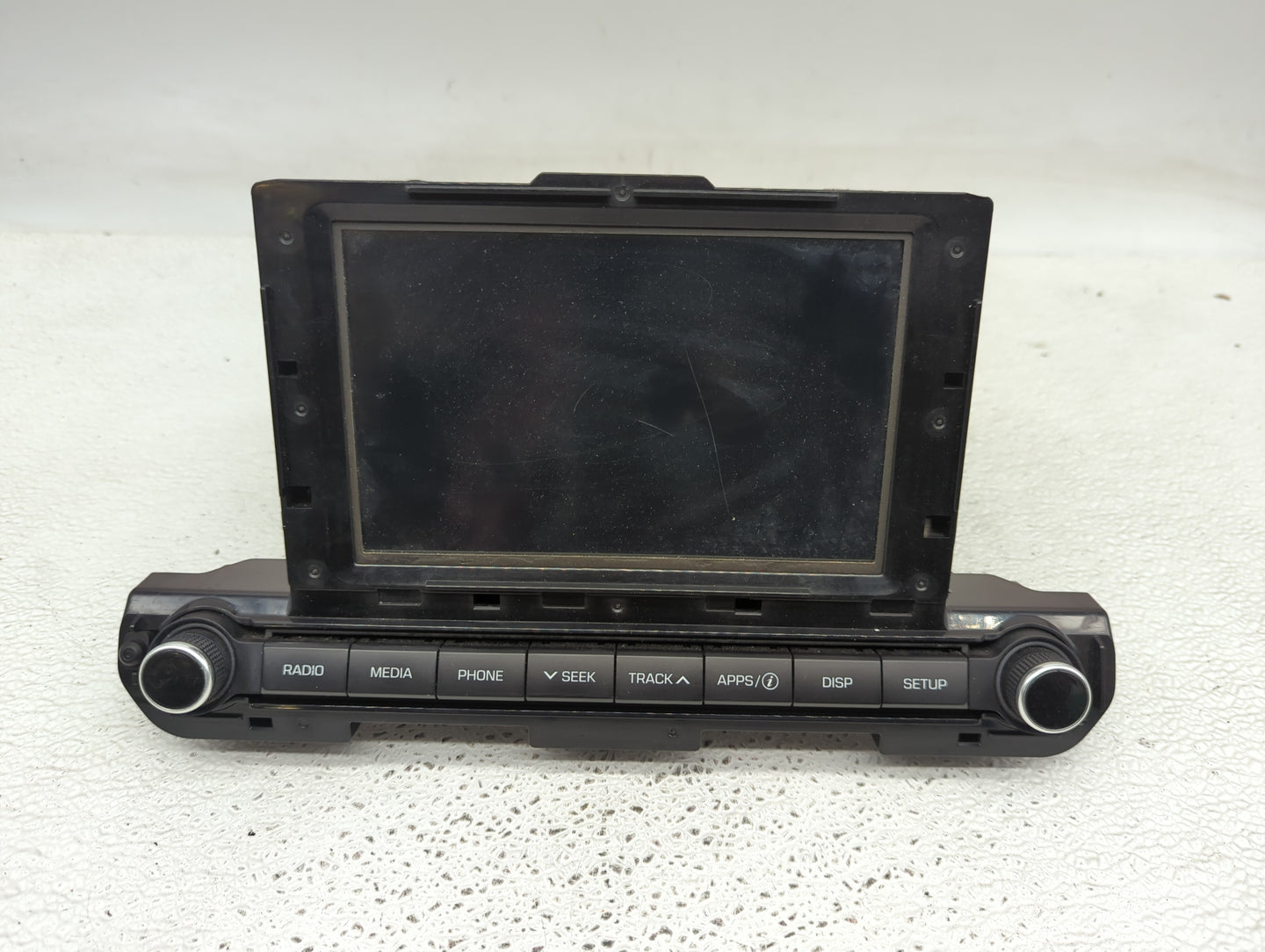 2017-2018 Hyundai Elantra Radio AM FM Cd Player Receiver Replacement P/N:96160-F2101UAT Fits Fits 2017 2018 OEM Used Auto Pa