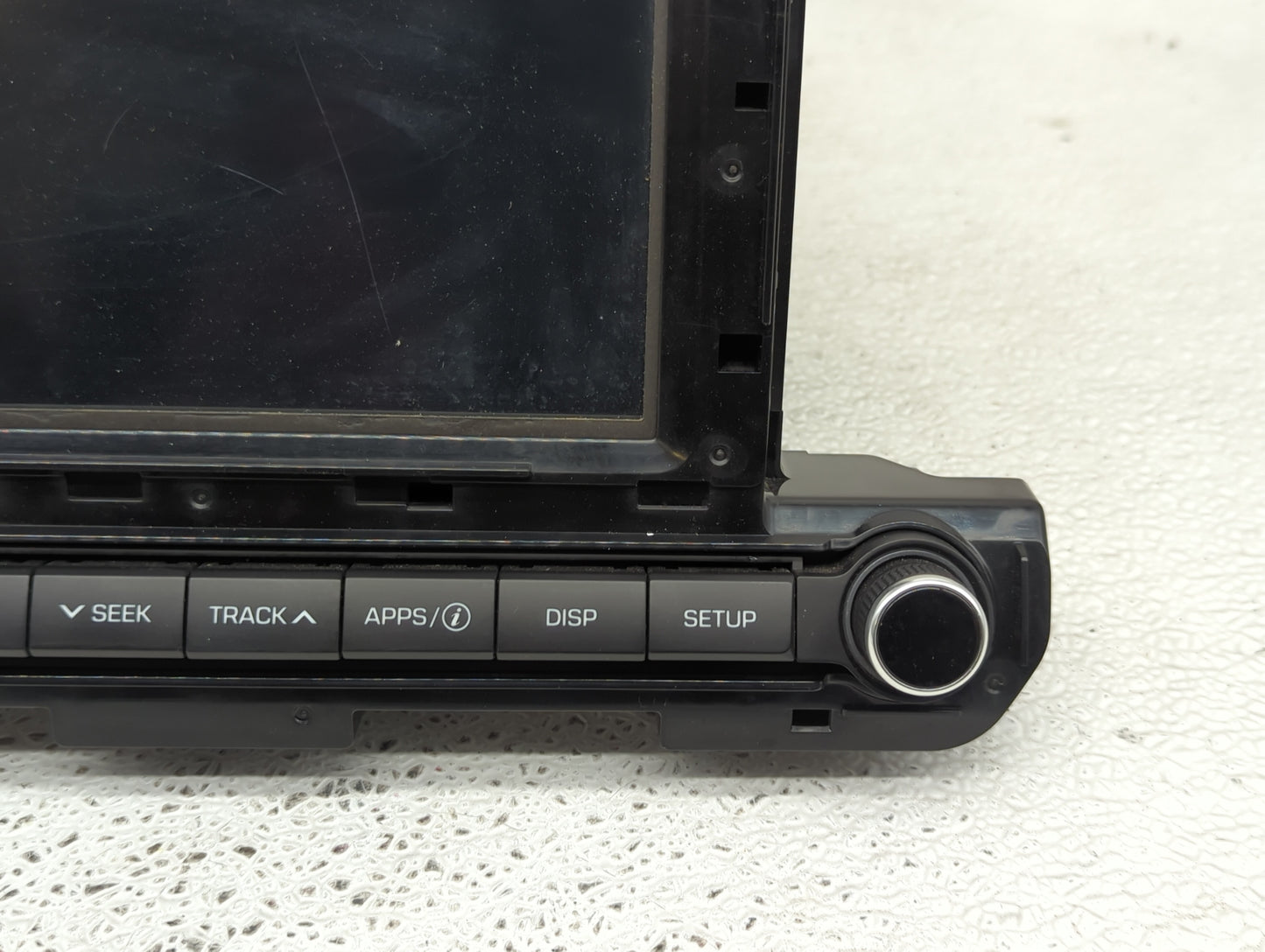 2017-2018 Hyundai Elantra Radio AM FM Cd Player Receiver Replacement P/N:96160-F2101UAT Fits Fits 2017 2018 OEM Used Auto Pa
