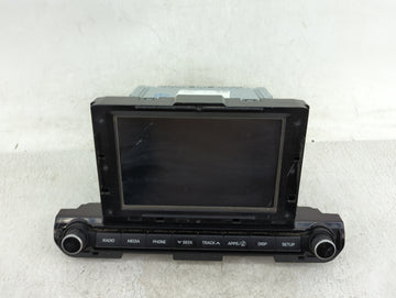 2017-2018 Hyundai Elantra Radio AM FM Cd Player Receiver Replacement P/N:96160-F2101UAT Fits Fits 2017 2018 OEM Used Auto Pa