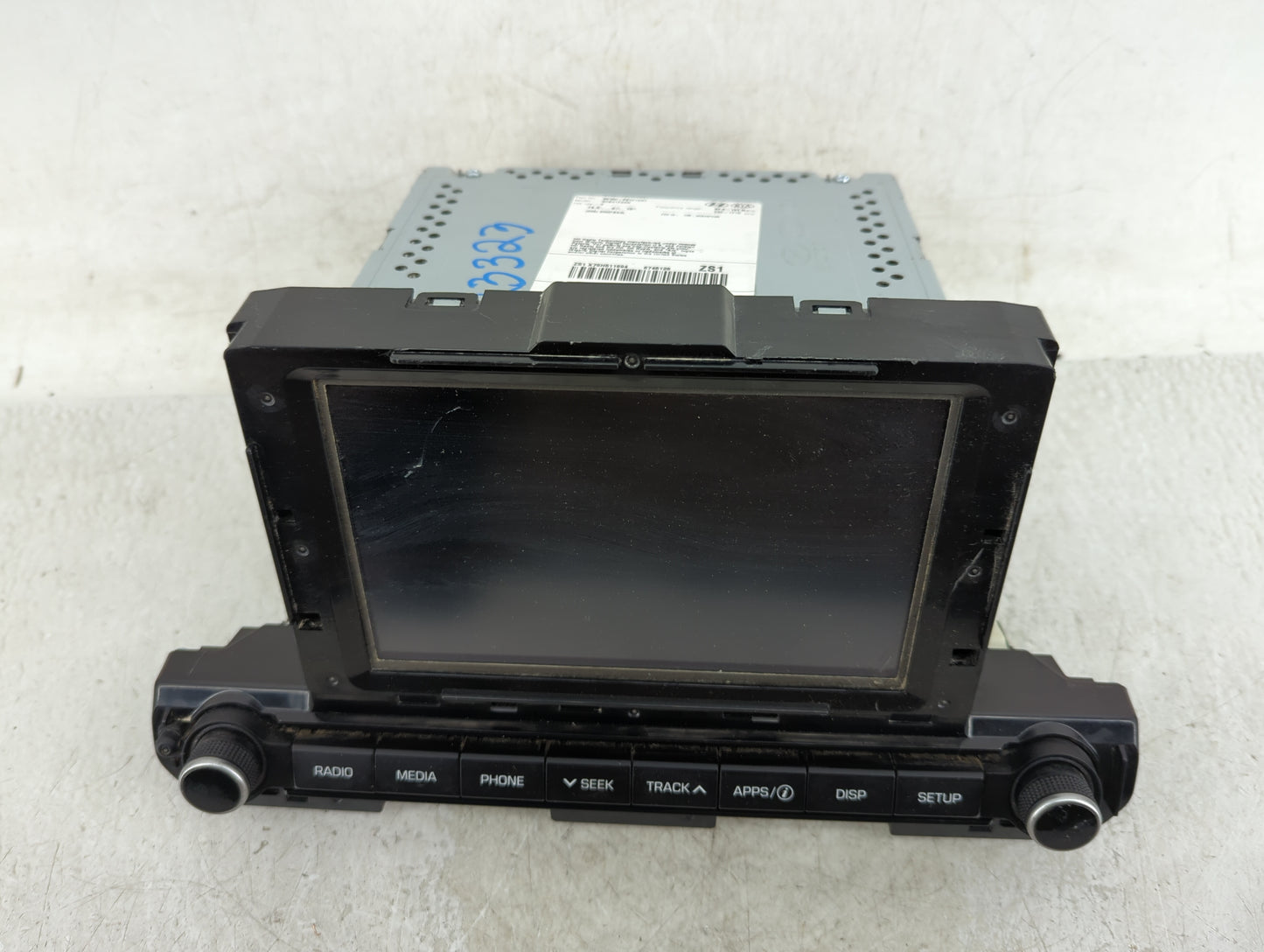 2017-2018 Hyundai Elantra Radio AM FM Cd Player Receiver Replacement P/N:96160-F2101UAT Fits Fits 2017 2018 OEM Used Auto Pa