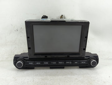 2017-2018 Hyundai Elantra Radio AM FM Cd Player Receiver Replacement P/N:96160-F2101UAT Fits Fits 2017 2018 OEM Used Auto Pa