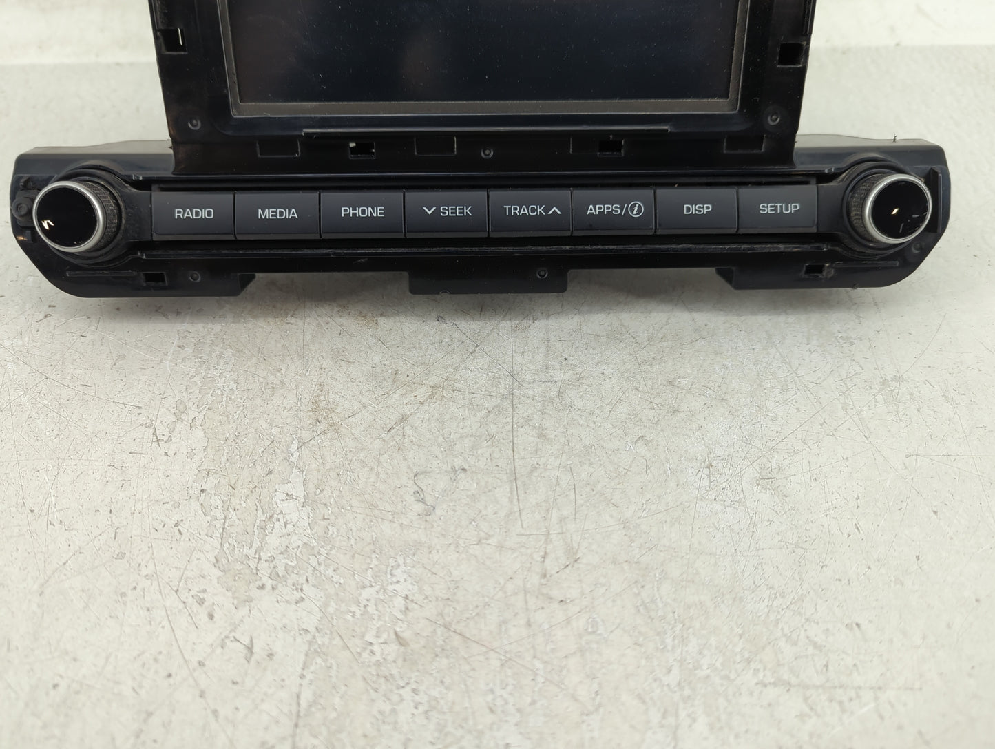 2017-2018 Hyundai Elantra Radio AM FM Cd Player Receiver Replacement P/N:96160-F2101UAT Fits Fits 2017 2018 OEM Used Auto Pa