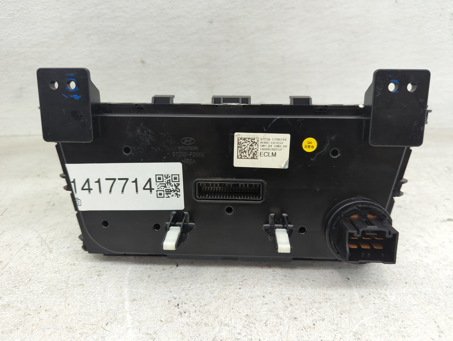 2017-2018 Hyundai Elantra Climate Control Module Temperature AC/Heater Replacement P/N:97250-F20624X Fits Fits 2017 2018 OEM