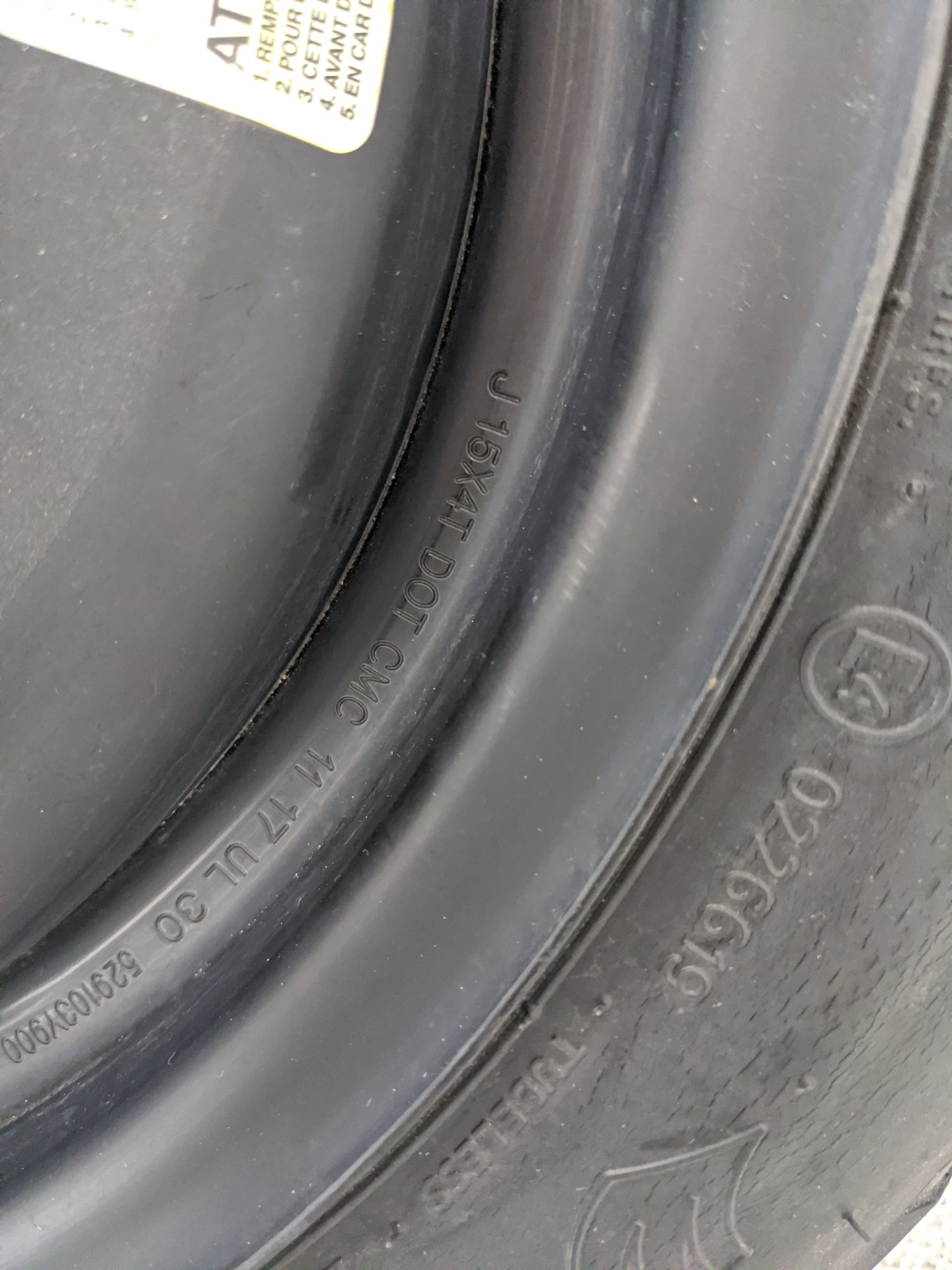2011-2022 Hyundai Elantra Spare Donut Tire Wheel Rim Oem - Oemusedautoparts1.com