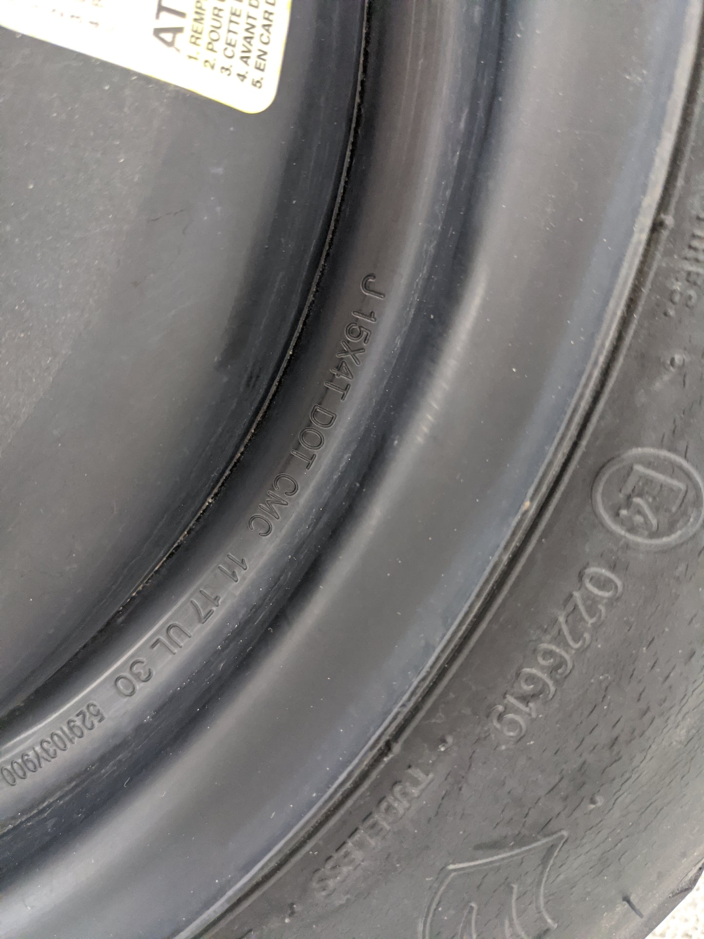 2011-2022 Hyundai Elantra Spare Donut Tire Wheel Rim Oem - Oemusedautoparts1.com