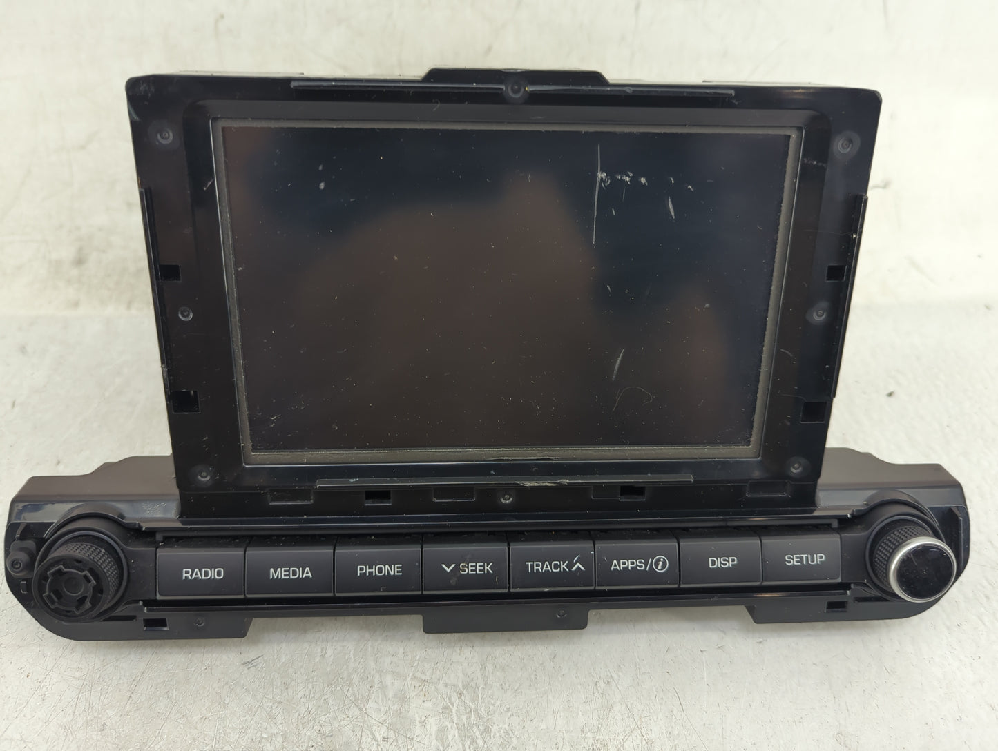 2017-2018 Hyundai Elantra Radio AM FM Cd Player Receiver Replacement P/N:96160-F2101UAT Fits Fits 2017 2018 OEM Used Auto Pa