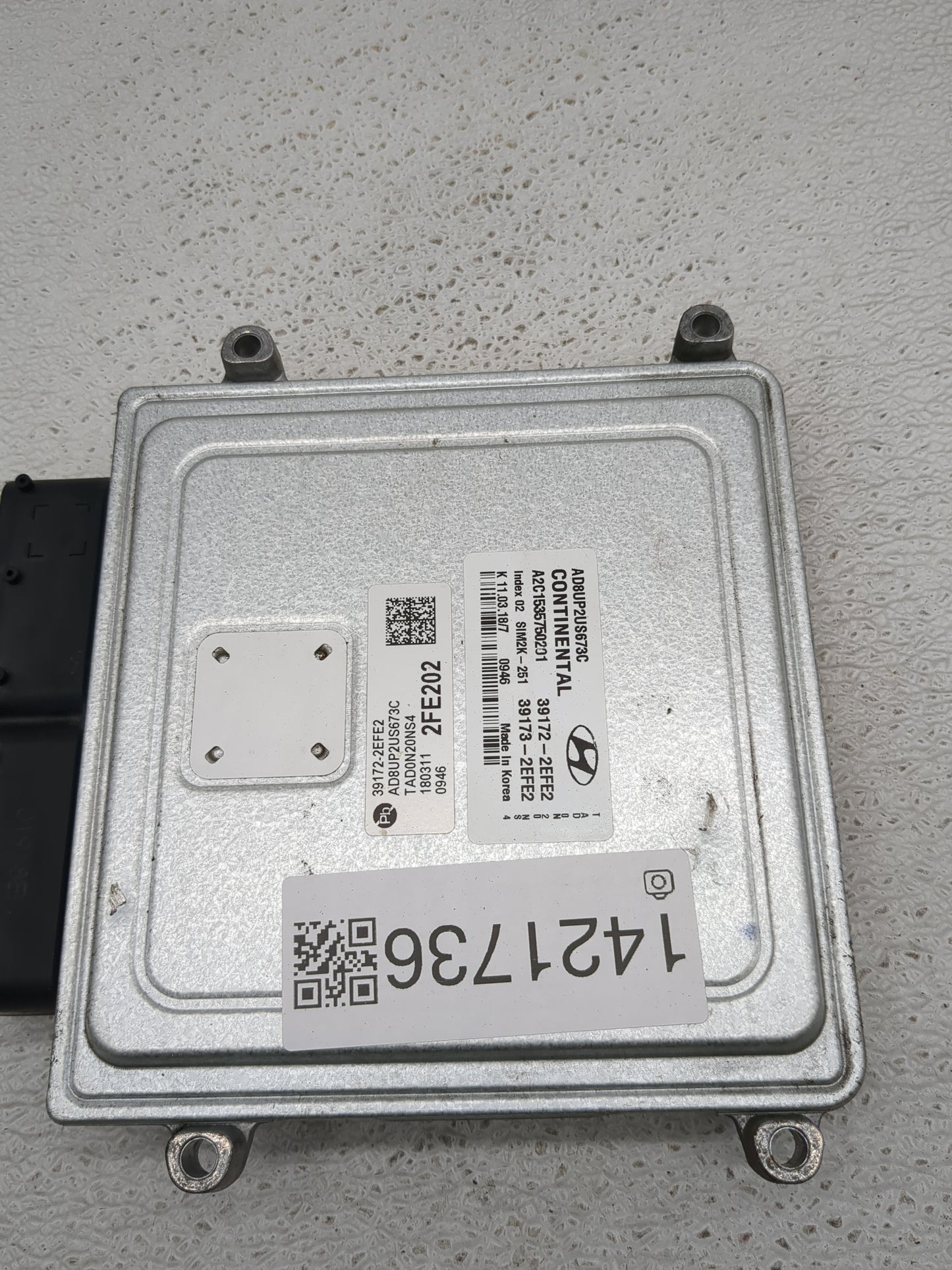 2017-2018 Hyundai Elantra PCM Engine Control Computer ECU ECM PCU OEM P/N:39173-2EFE2 39172-2EFE2 Fits Fits 2017 2018 OEM Us