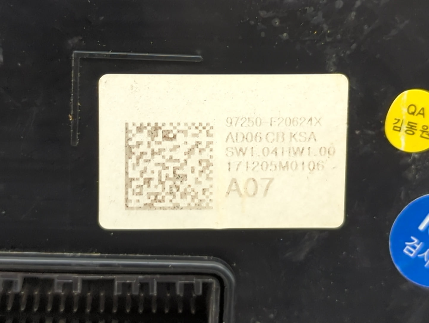 2018 Hyundai Elantra Climate Control Module Temperature AC/Heater Replacement P/N:97250-F20624X Fits OEM Used Auto Parts - O