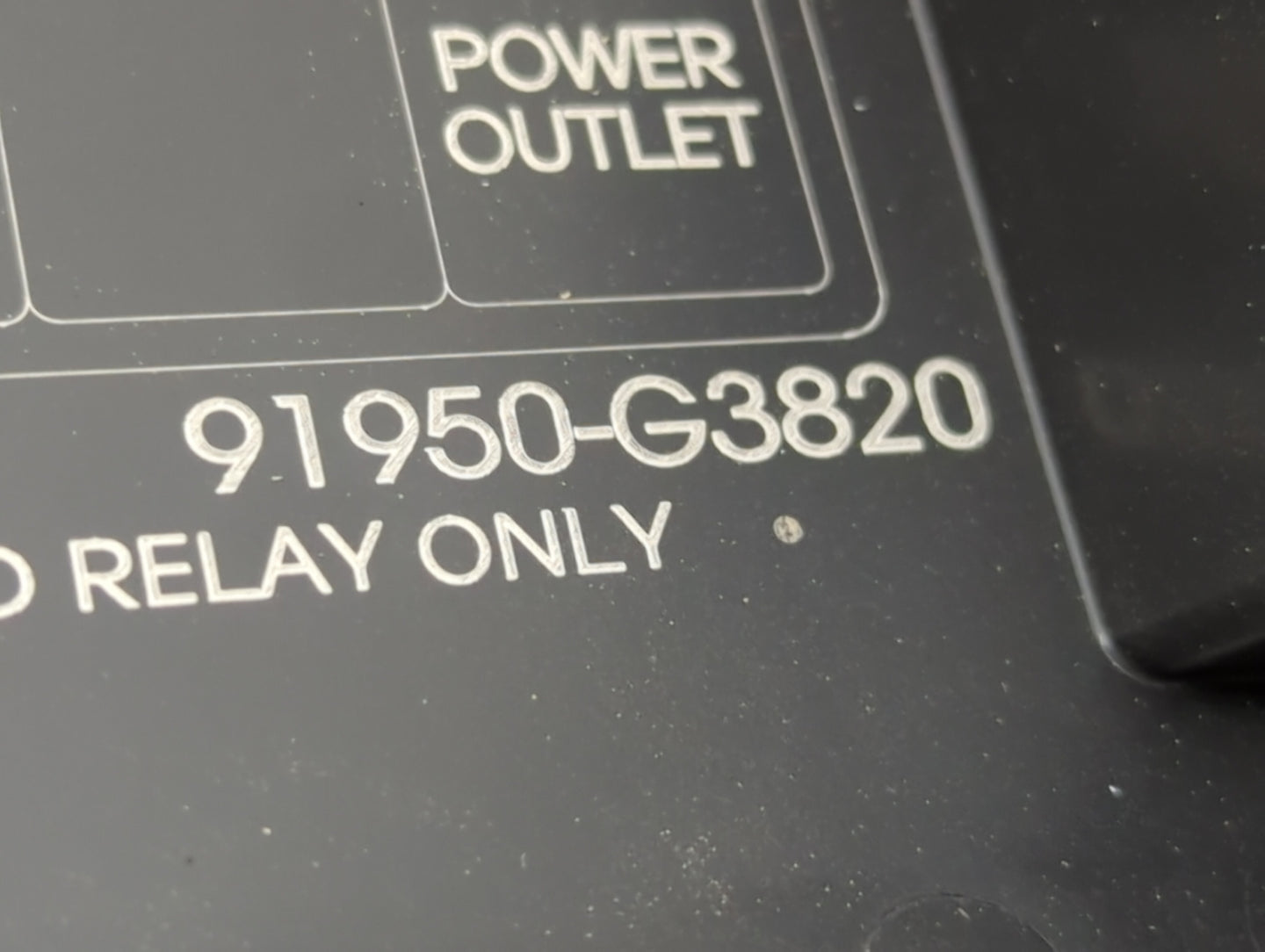 2018 Hyundai Elantra Fusebox Fuse Box Panel Relay Module P/N:91950-G3820 Fits OEM Used Auto Parts - Oemusedautoparts1.com