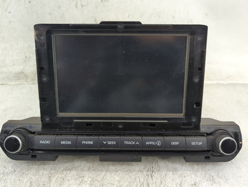 2017-2018 Hyundai Elantra Radio AM FM Cd Player Receiver Replacement P/N:96160-F2101UAT AV8412FAN Fits Fits 2017 2018 OEM Us