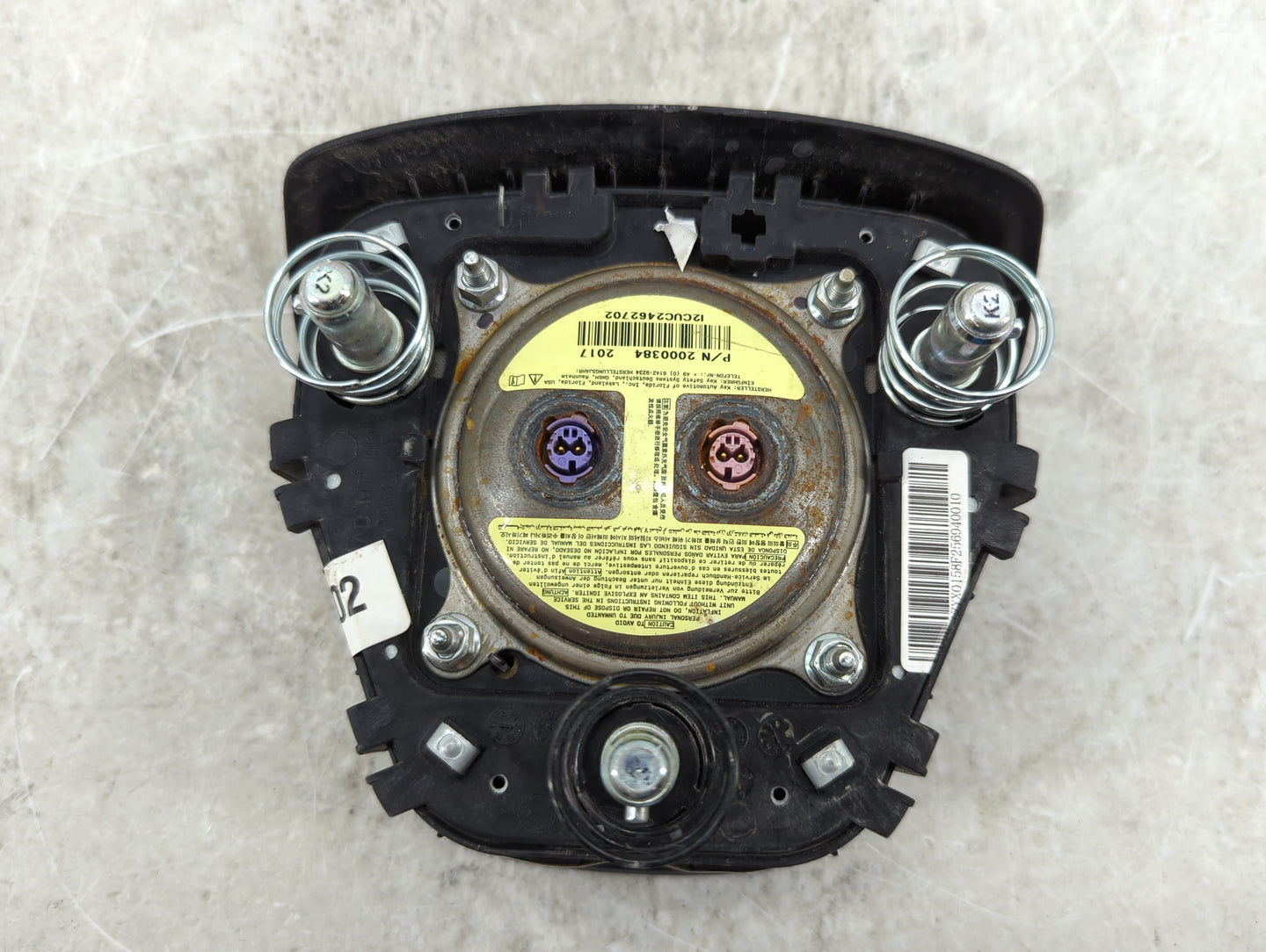 2018 Hyundai Elantra Air Bag Driver Left Steering Wheel Mounted P/N:2000384 Fits OEM Used Auto Parts - Oemusedautoparts1.com