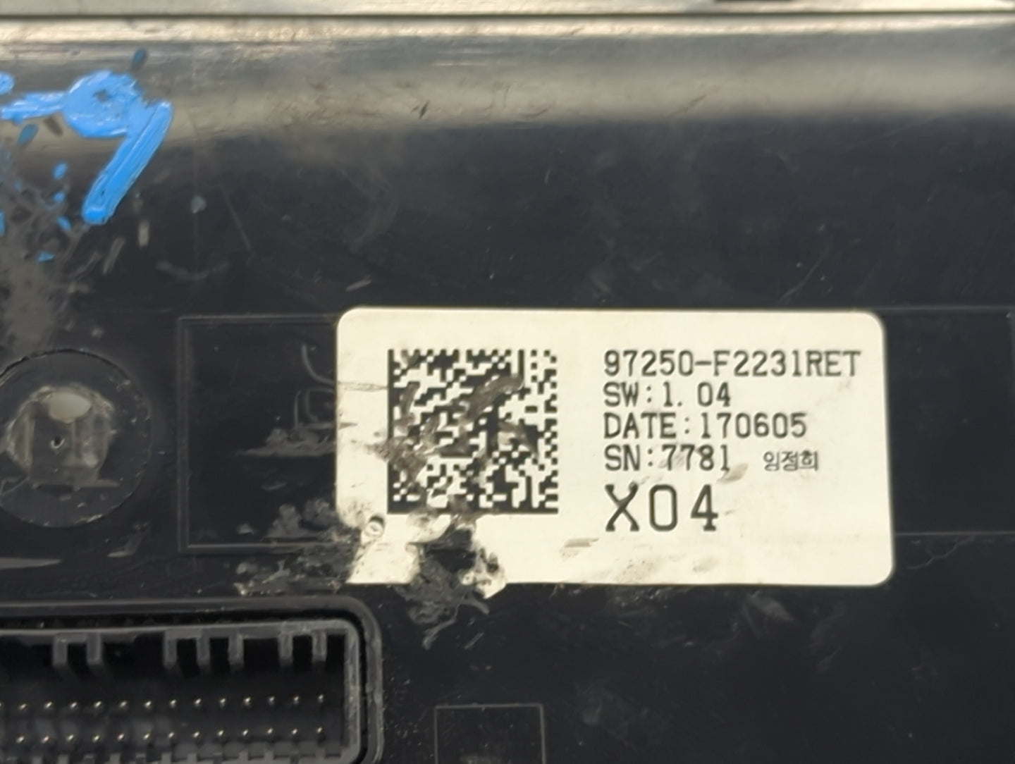 2017-2018 Hyundai Elantra Climate Control Module Temperature AC/Heater Replacement P/N:97250-F2231RET Fits Fits 2017 2018 OE