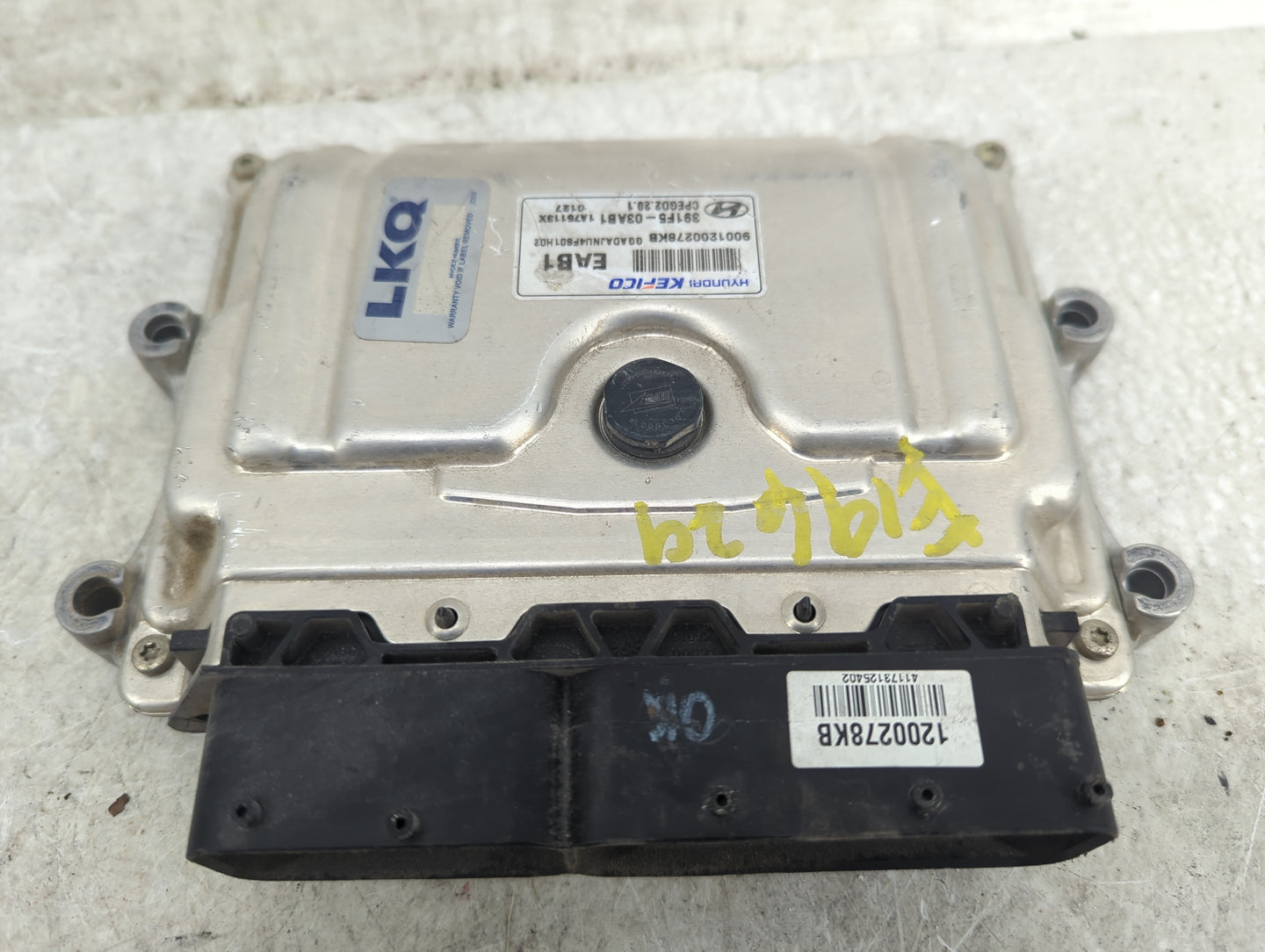 2017-2018 Hyundai Elantra PCM Engine Control Computer ECU ECM PCU OEM P/N:391F5-03AB1 9001200278KB Fits Fits 2017 2018 OEM U