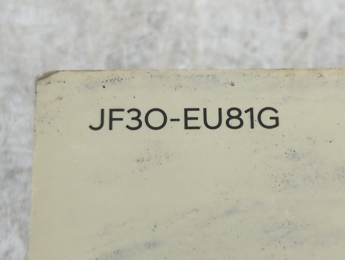 2018 Hyundai Elantra Owners Manual Book Guide P/N:JF3O-EU81G OEM Used Auto Parts - Oemusedautoparts1.com
